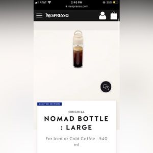 Nespresso Nomad Bottle Large